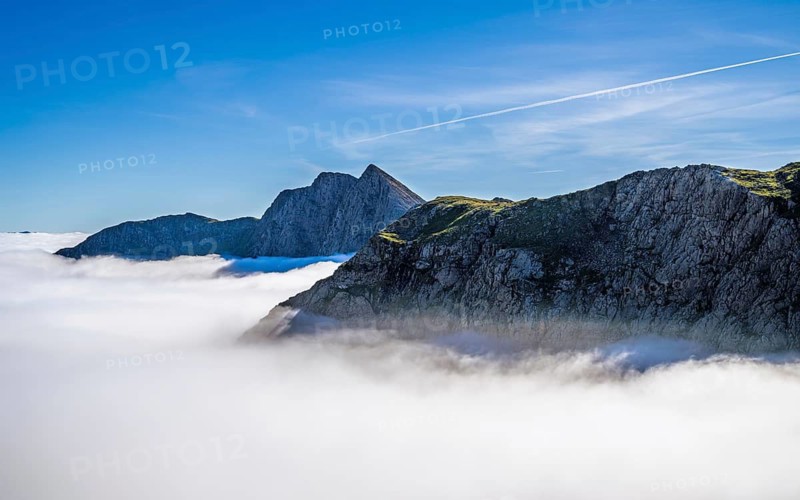 Snowdon Massif, Snowdon Range, Snowdonia, North Wales, UK