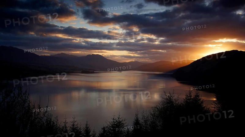 Europe, Scotland, Great Britain, England, landscape, Loch Carron, lake, Stromeferry