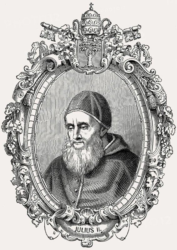 Pope Julius II, 1443 – 21 February 1513, Pope from 1 November 1503 to his death