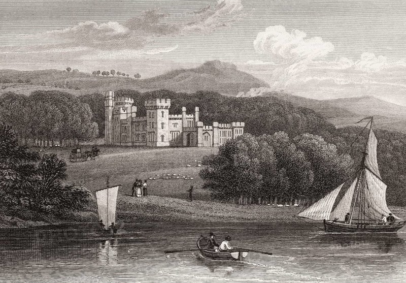 Armadale Castle, Scotland, 19th century, from Modern Athens by Th. H. Shepherd