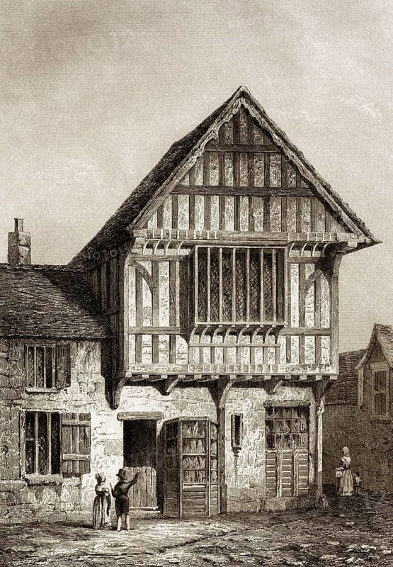 15th Century House, Leicester city, Leicestershire, England, Great Britain