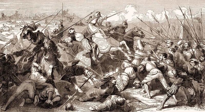 Troops of Pope Julius II besieging Bologna, 1506