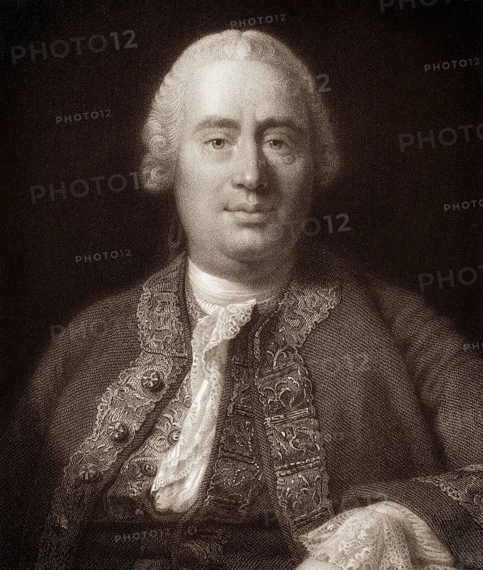 David Hume, 1711 - 1776, a Scottish philosopher, historian, economist, and essayist