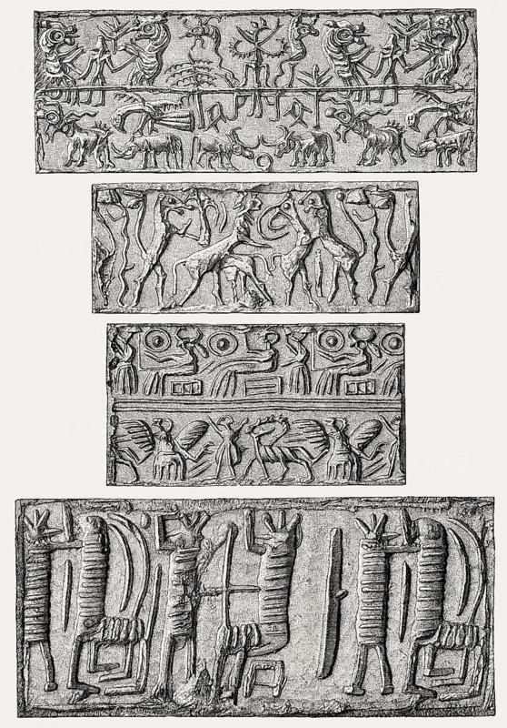 Old Babylonian cylinder seals, Mesopotamia