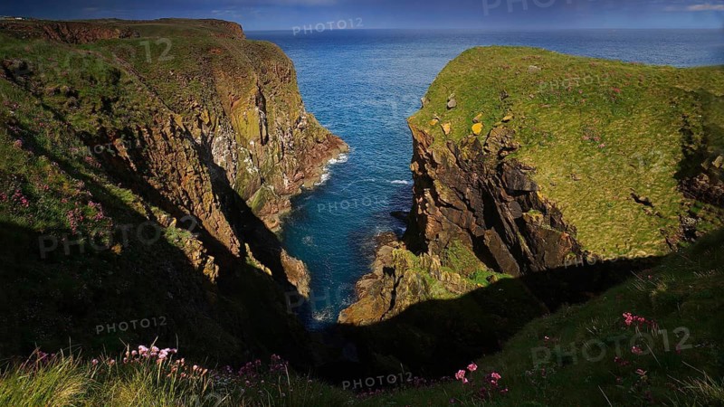 Europe, Scotland, Great Britain, England, landscape, rock cave, Bullers of Buchan, cliffs, Aberdeen