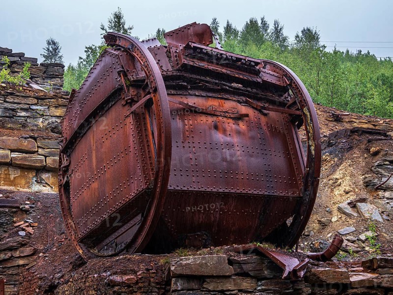 Open air relicts of the mining activity at Sulitjelma, Sulitjelma, Norway