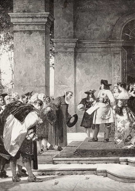 Reception of the Huguenots, Frederick William, the Great Elector, Potsdam Castle, November 8, 1685
