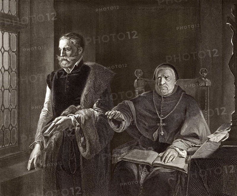 Count of Egmont, Prince of Gavere, before his execution in the Grand Place in Brussels, June 5, 1568