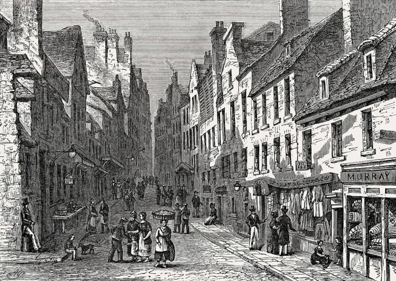 St Mary's Wynd, Edinburgh, Scotland, 19th century