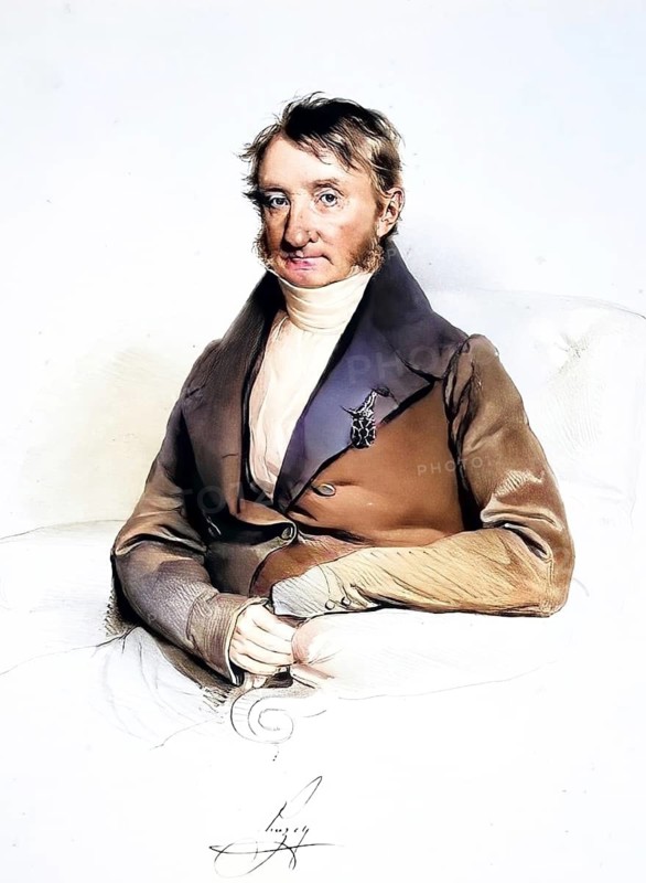Franz Xaver Kozell (1767-1842), Court Councillor, Knight of the Order of Leopold, Historical, digitally restored reproduction from a 19th century original, Record date not stated
