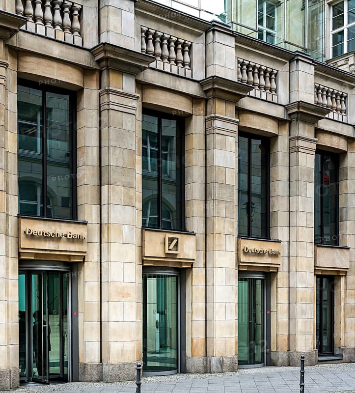 Deutsche Bank branch in Berlin Mitte, Germany