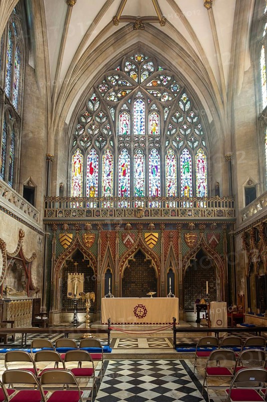 The Lady Chapel inside Bristol cathedral church, Bristol, England, UK