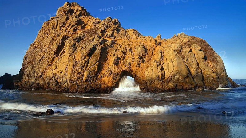 Pfeiffer Beach, rocks, Atlantic Ocean, surf, beach, California, USA, Atlantic coast, Pfeiffer Beach, California, USA