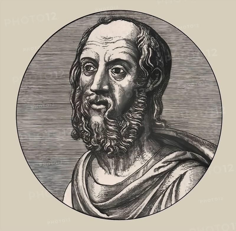 Gaius Plinius Secundus, AD 23/24 – 79, called Pliny the Elder, Roman author, digitally altered