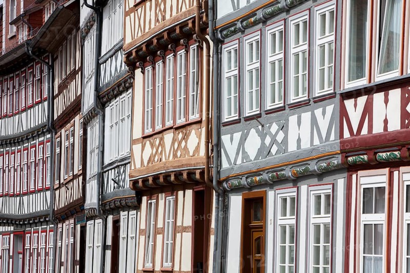 Half-timbered houses, Hinterstraße, Duderstadt, Lower Saxony, Germany