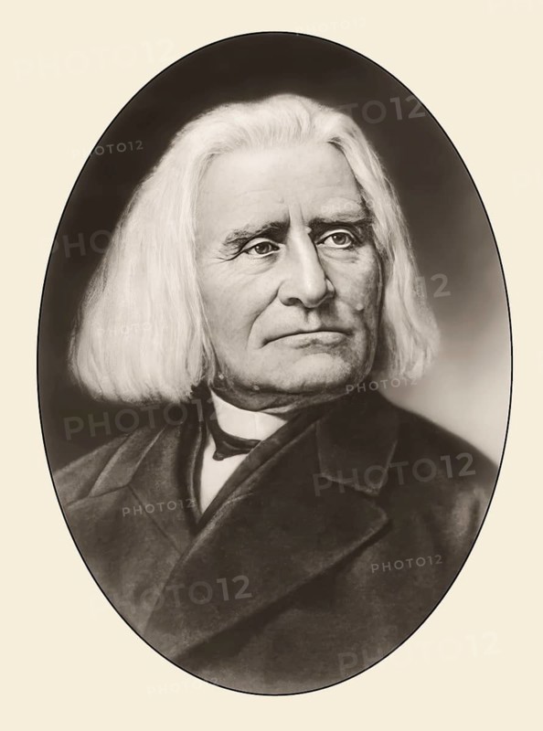 Portrait of Franz Liszt, 1811-1886, Hungarian composer