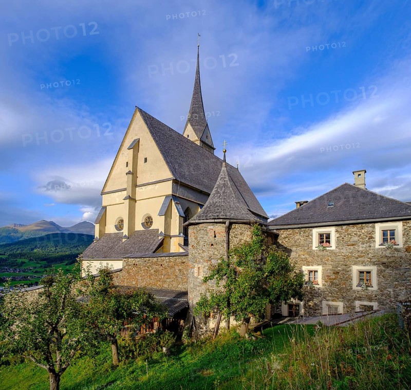 Wehrkirche St. Leonhard ob Tamsweg, Tamsweg, Lungau, Salzburg state, Austria