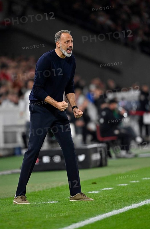 Coach Pellegrino Matarazzo TSG 1899 Hoffenheim on the sidelines Gesture Gesture MHPArena, MHP Arena Stuttgart, Baden-Württemberg, Germany