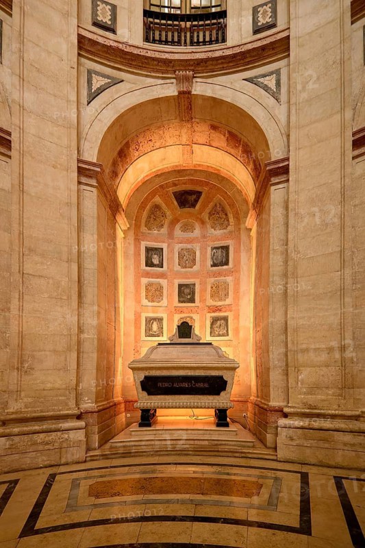 Church of Santa Engracia converted into National Pantheon, Pedro Alvares Cabral cenotaph, Lisbon, Portugal