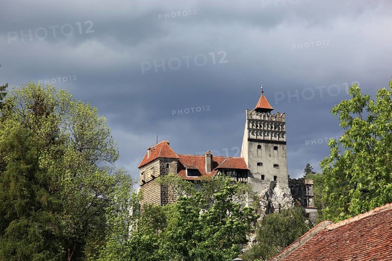 Bran Castle, also known as Törzburg, in Transylvania, Romania. It is famous as Dracula's Castle and one of the country's main attractions