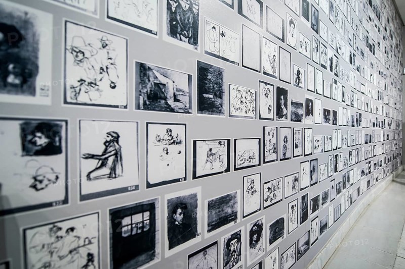 The works of Pablo Picasso at the Museu Picasso (Piccaso Museum), barcelona, spain