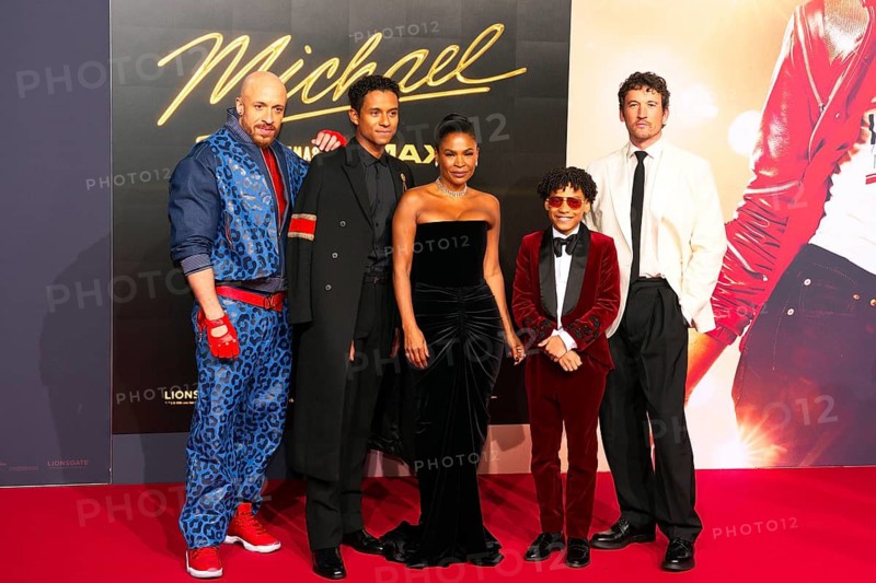 KeiLyn Durrel Jones, Jaafar Jackson, Nia Long, Juliano Valdi and Miles Teller, MICHAEL, International Premiere and Global Fan Celebration, Uber Platz, Berlin, 10.04.2026