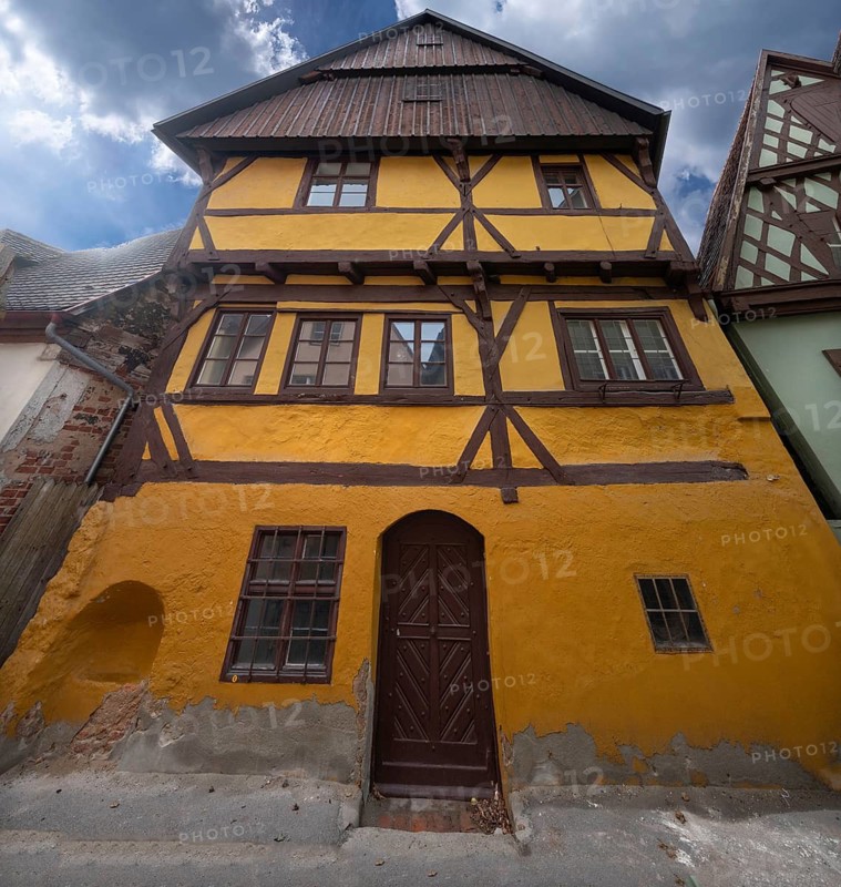 Historic half-timbered house, Hintere Priestergasse, Dinkelsbühl, Bavaria, Germany