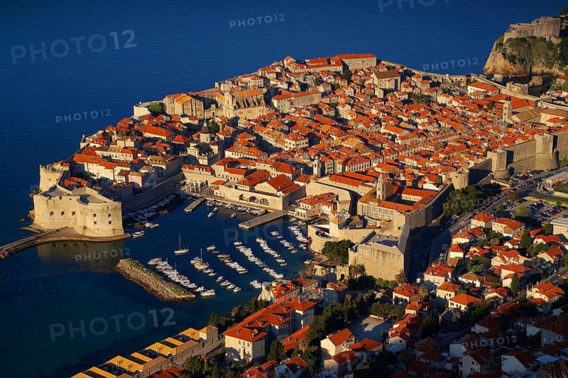 Croatia, Dubrovnik, twilight, Dalmatia