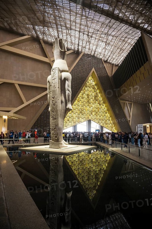 Entrance Hall, Grand Egyptian Museum, GEM, Giza, Cairo, Egypt