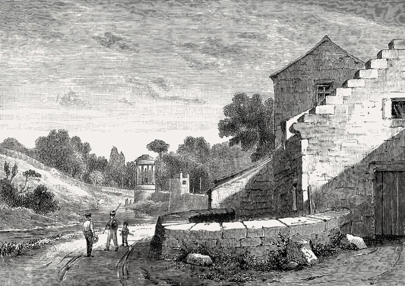 The Water of Leith, St Bernard's Well, Edinburgh, Scotland, 19th century