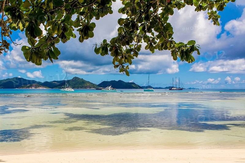Anse Severe beach, La Digue, Republic of Seychelles, Indian Ocean