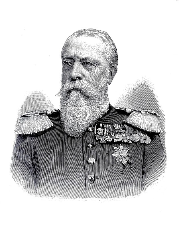 Grand Duke Friedrich I of Baden (born 9 September 1826 in Karlsruhe, died 28 September 1907 on the island of Mainau, full name Friedrich Wilhelm Ludwig) was regent from 1852 to 1856 and Grand Duke of Baden from 1856 until his death in 1907, authentic, digitally restored reproduction from a 19th century original, exact date of depiction unknown, Historical