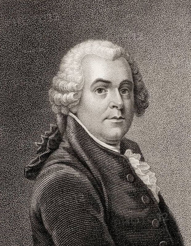 Portrait of John Adams, 1735 - 1826, second President of the United States, digitally optimized