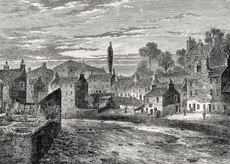The Water of Leith, Edinburgh, Scotland, 19th century