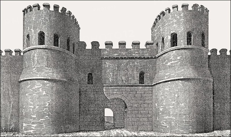 The Porta San Paolo, San Paolo Gate, Rome, Italy