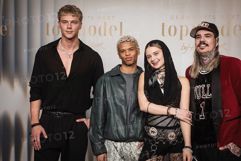 Yanek Wiese, Jayden Lack, Merret Fuxius and Jill Deimel at the preview of the 21st season of Germany's Next Topmodel - by Heidi Klum on 09.02.2026 at Zoopalast Berlin