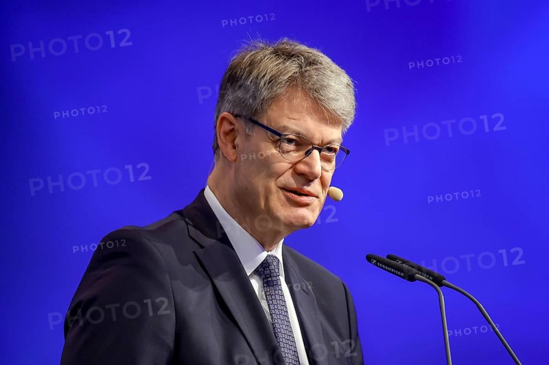 Düsseldorf, North Rhine-Westphalia, Germany - Patrick Schnieder, Federal Minister of Transport and Patron of XPONENTIAL Europe, speaks at XPONENTIAL Europe, the leading trade fair for autonomous technologies & robotics