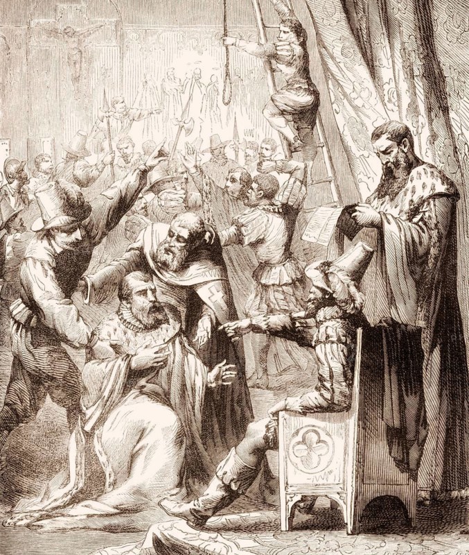 Executions of the Huguenots, 16th century, France