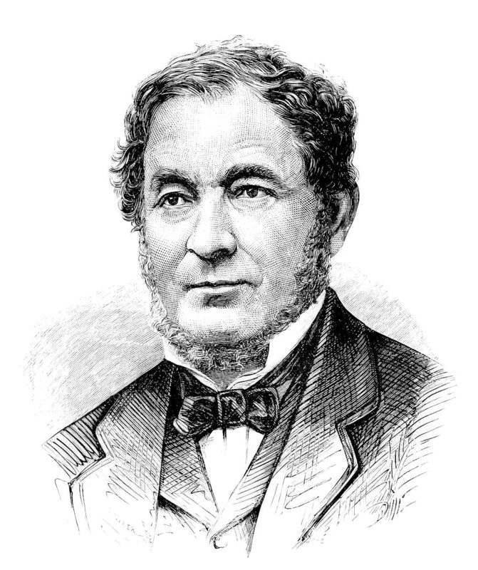 Robert Wilhelm Eberhard Bunsen, 1811 – 1899, German chemist, digitally edited
