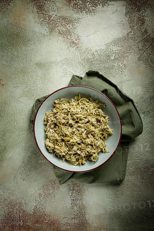 Jonjoli, Colchian klekachka, Georgian appetizer, pickled jonjoli, no people
