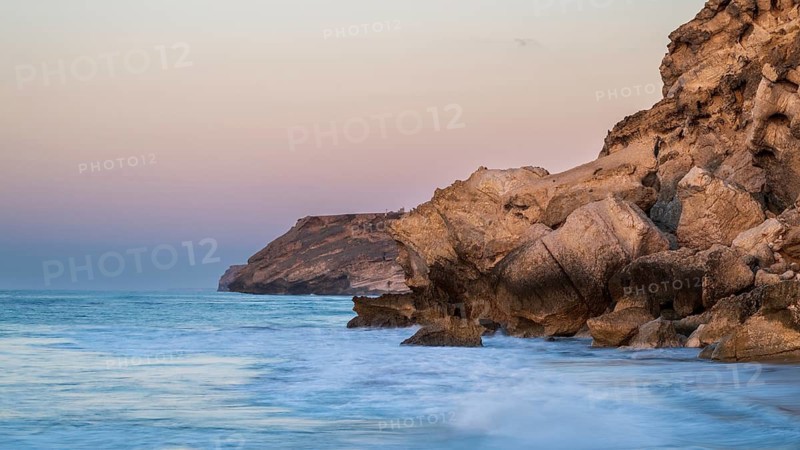 Sunrise on the coast near Mirbat, Oman