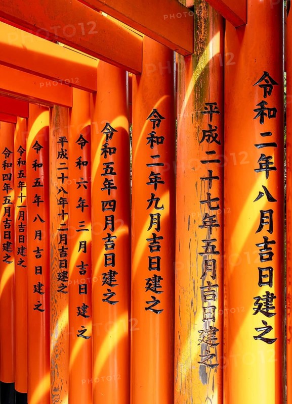 Torii gates, Fushimi Inari-Taisha shrine, Kyoto, Japan