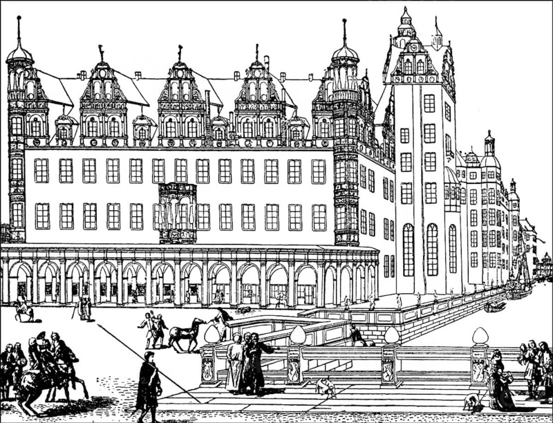 Berlin castle, 17th century, Germany, Europe, das Berliner Schloss, Berlin, Deutschland, im 17. Jahrhundert