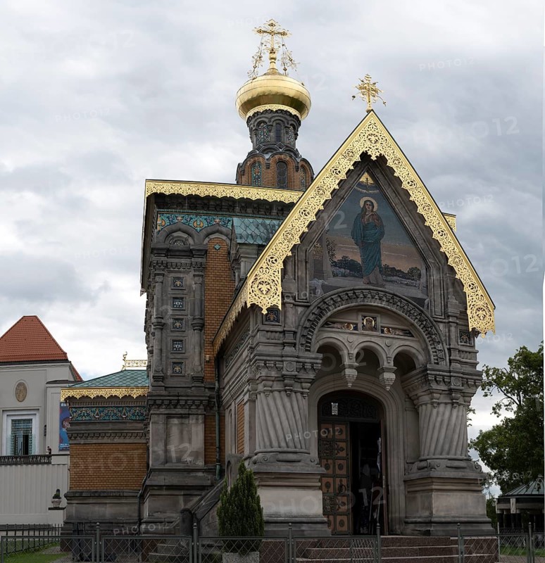 Russian chapel, Mathildenhöhe Darmstadt, UNESCO World Heritage Site, Germany