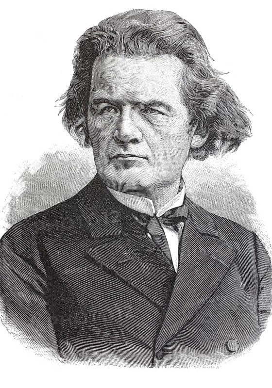 Anton Grigoryevich Rubinstein, 28 November 1829 - 20 November 1894, Russian composer, pianist and conductor, digital reproduction of a 19th century original, historical