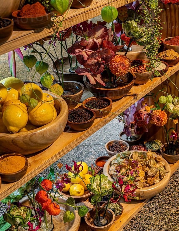 Artistic flower arrangements and decorations, German Floristry Championships, Berlin, Germany