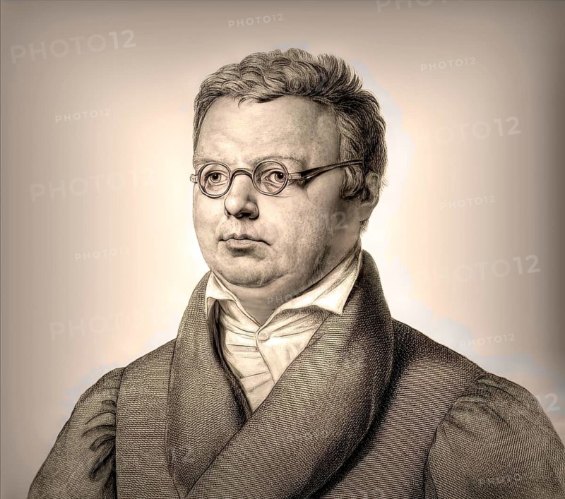 Friedrich Arnold Brockhaus, 1772 – 1823, German encyclopedia publisher and editor, digitally altered
