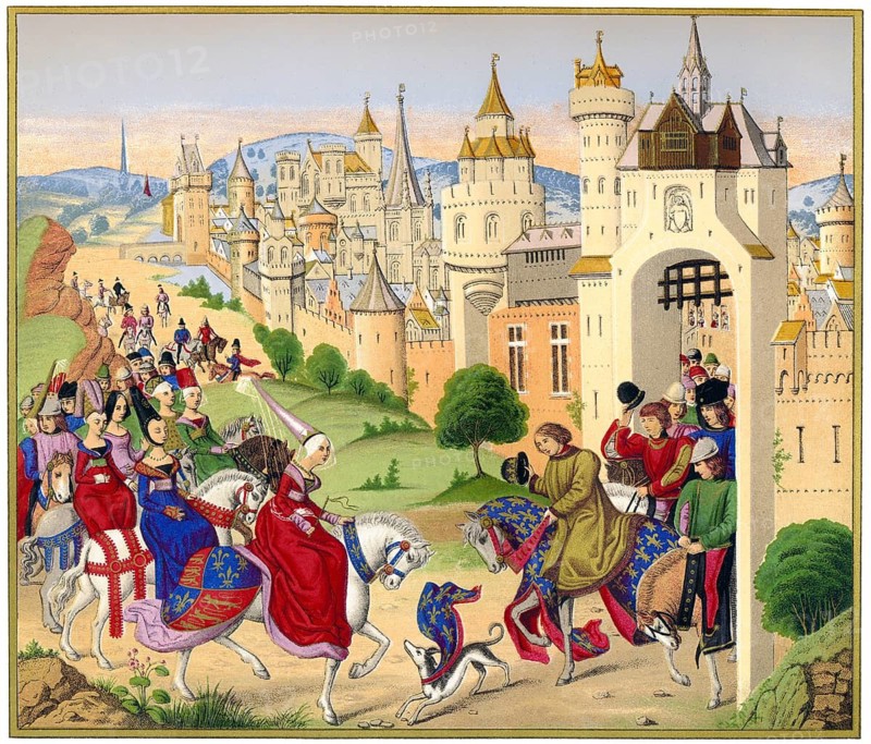 Queen Isabeau of Bavaria, entry into Paris, 1389