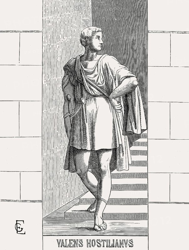 Hostilian, Gaius Valens Hostilianus Messius Quintus, c. 235-251, Roman emperor