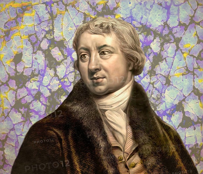 Edward Jenner, 1749-1823, English physician and scientist, digitally restored